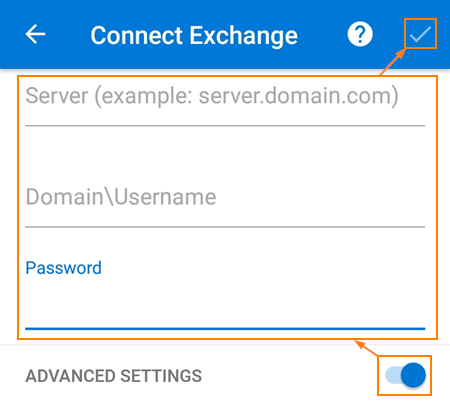 Advanced settings